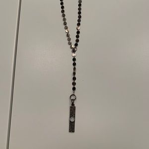 pave diamond necklace